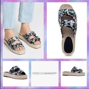 NIB MSRP $150 Rebecca Minkoff Jodi Espadrille Sandal Women's Size 9.5